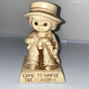 Holiday Fair Come To Where The Flavor Is Figurine Made In Japan